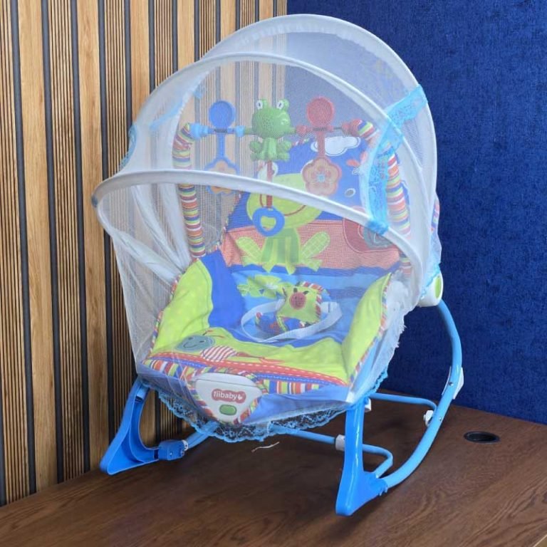 Baby Toddler Rocking Chair with Mosquito Net - Image 2