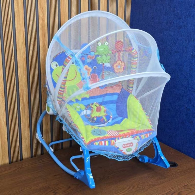 Baby Toddler Rocking Chair with Mosquito Net - Image 4